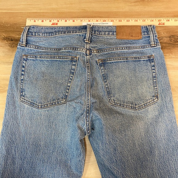 Madewell Mens Relaxed Taper Jeans Blue Wash Size 31 x 27 Cotton Blend - Picture 9 of 10